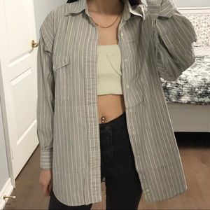 Vintage Valentino Striped Dress Shirt